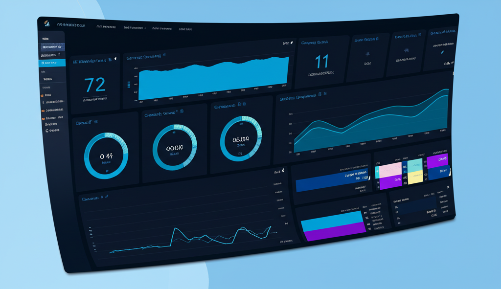 Search Marketing Dashboard showing PPC campaign performance